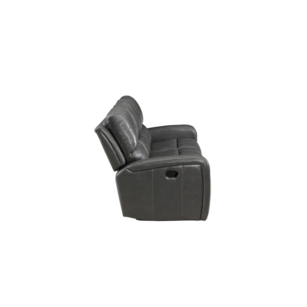 82 Inch Genuine Leather Recliner Sofa F9856