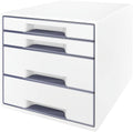White 4 Drawer A4 Drawer Cabinet M90413