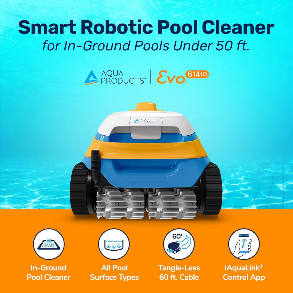Robotic Pool Cleaner with 60ft Swivel Cable C636