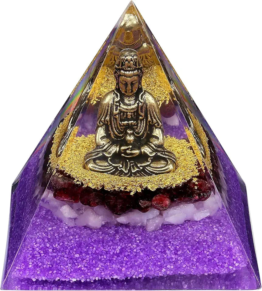 Crystal Orgone Pyramid V728006