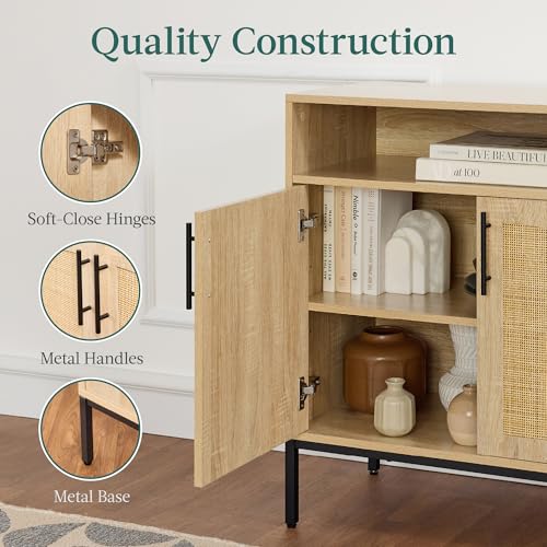 2-Door Rattan Storage Cabinet S679248