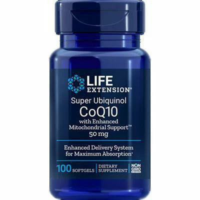 Ubiquinol CoQ10 50 mg 100 Softgels V8694