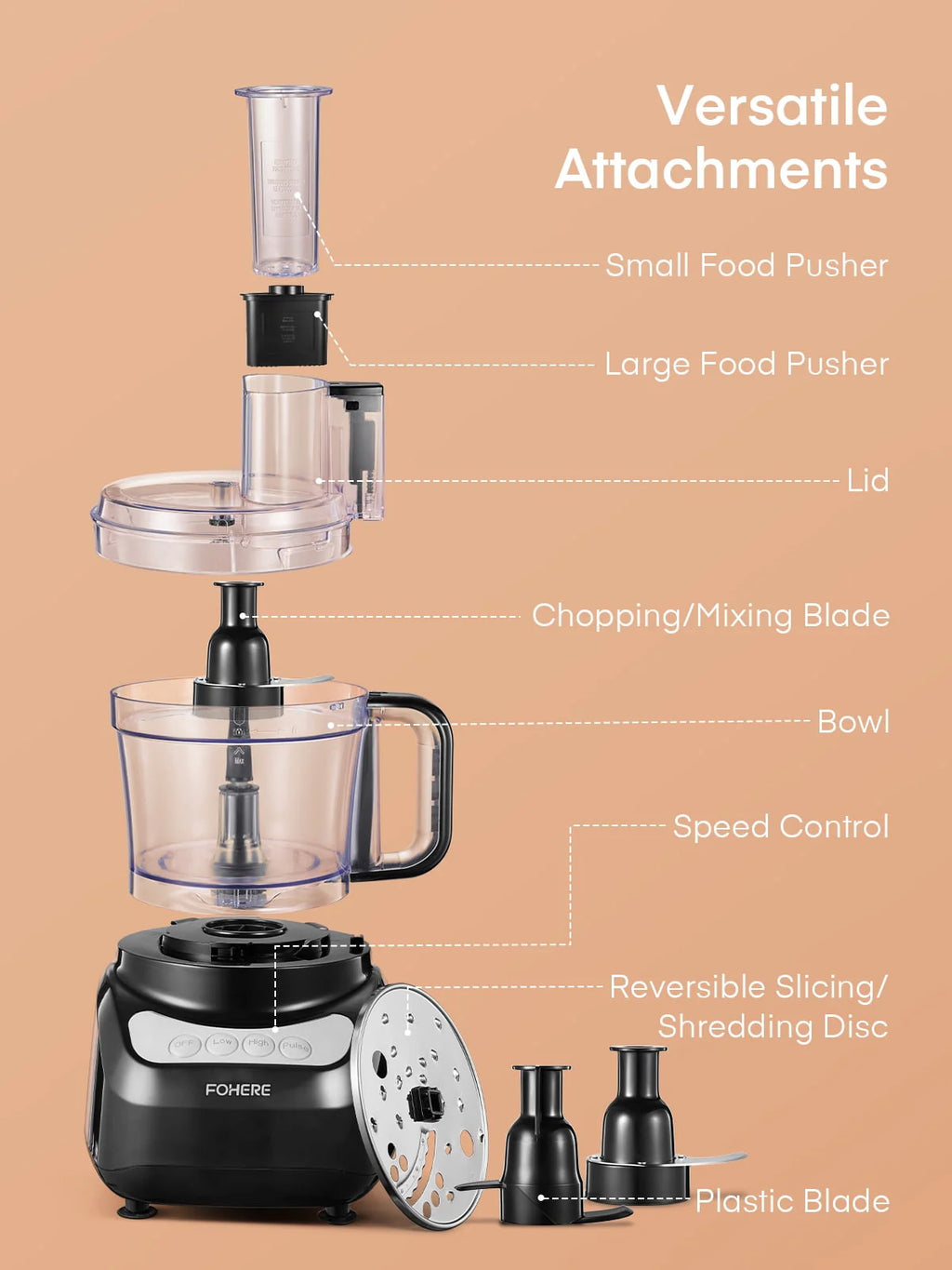 12 Cup Food Processor T61125