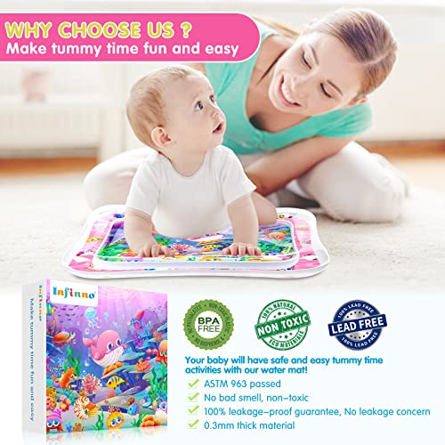 Inflatable Tummy Time Water Play Mat M6177