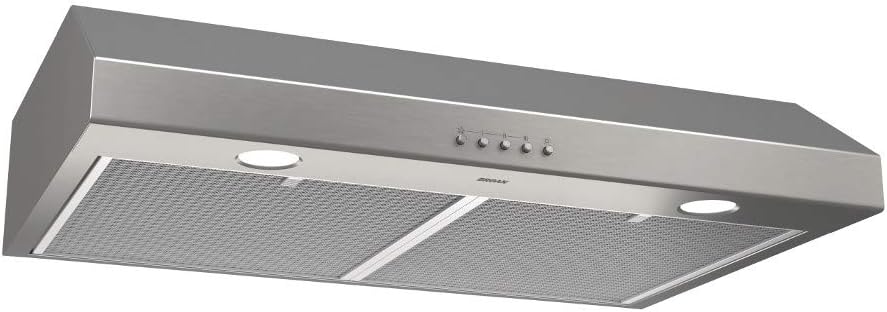 Three-Speed Under-Cabinet Range Hood with LED Lights, 30, Stainless Steel R276696