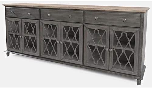 Six Door Grey Accent Cabinet R39997