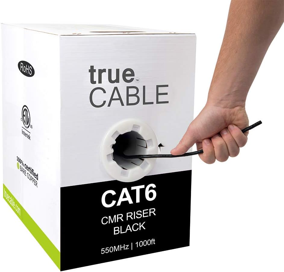 Green 1000ft Cat6 Riser Bulk Ethernet Cable N65265