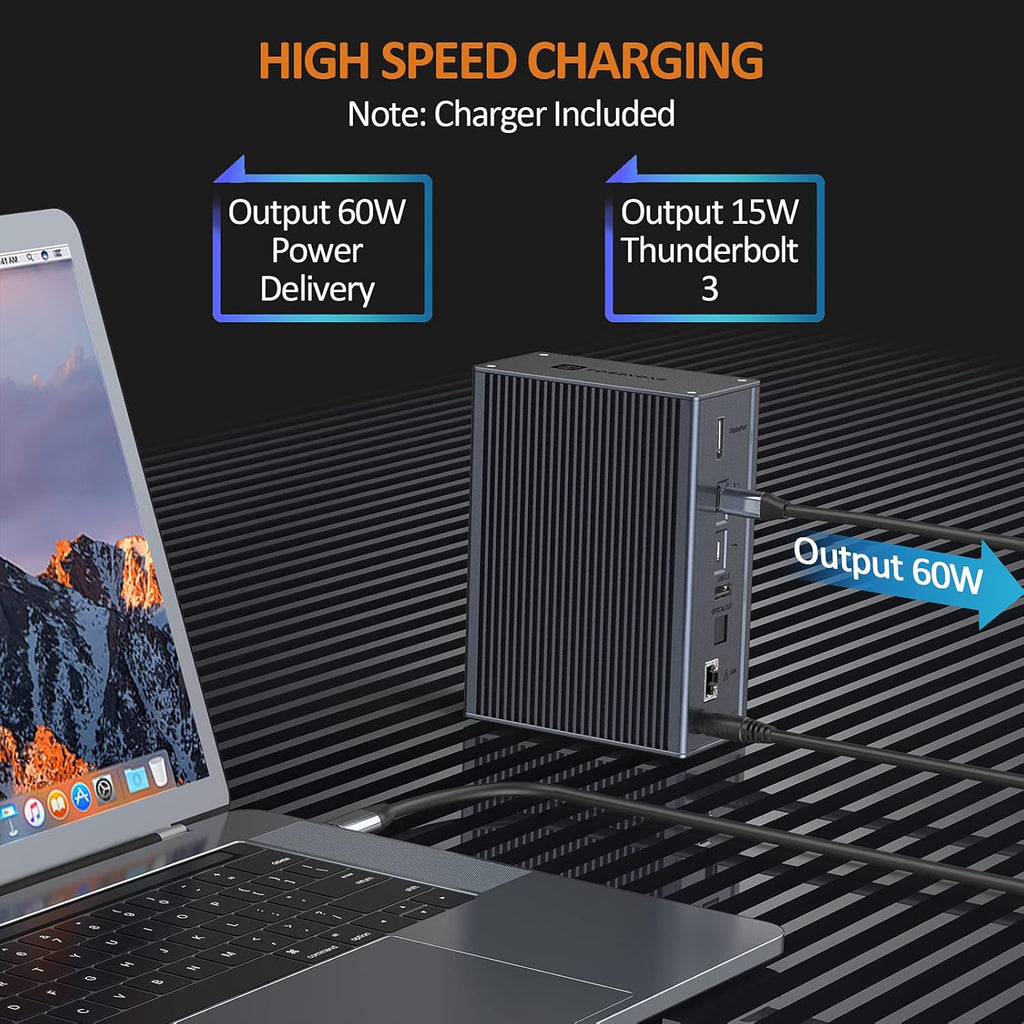 16-IN-1 Dual Monitor Docking Station K627365