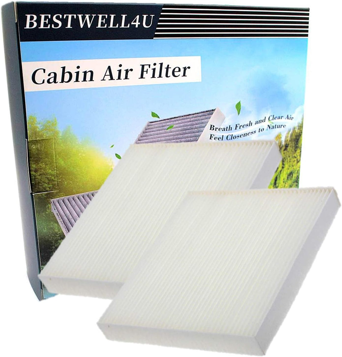White Cabin Air Filter 2 Pack E110900