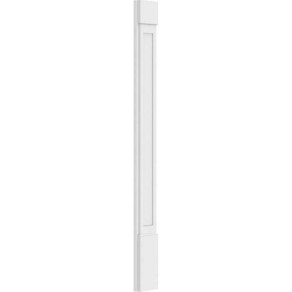 Flat Panel PVC Pilaster with Capital & Base (Pair) R634