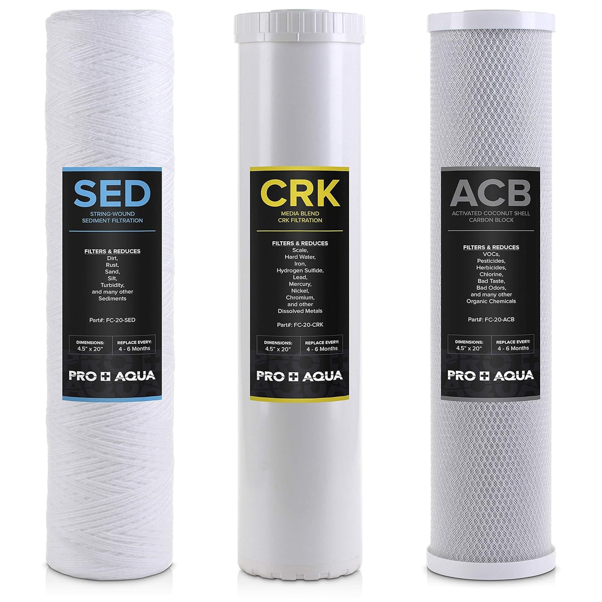 Whole House 3 Stage Water Filter Replacement Set M114