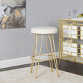 Metal Upholstered Backless Bar Stool L201