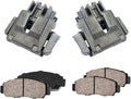 Loaded OE Caliper Assembly Set + Ceramic Brake Pads Kit I9444