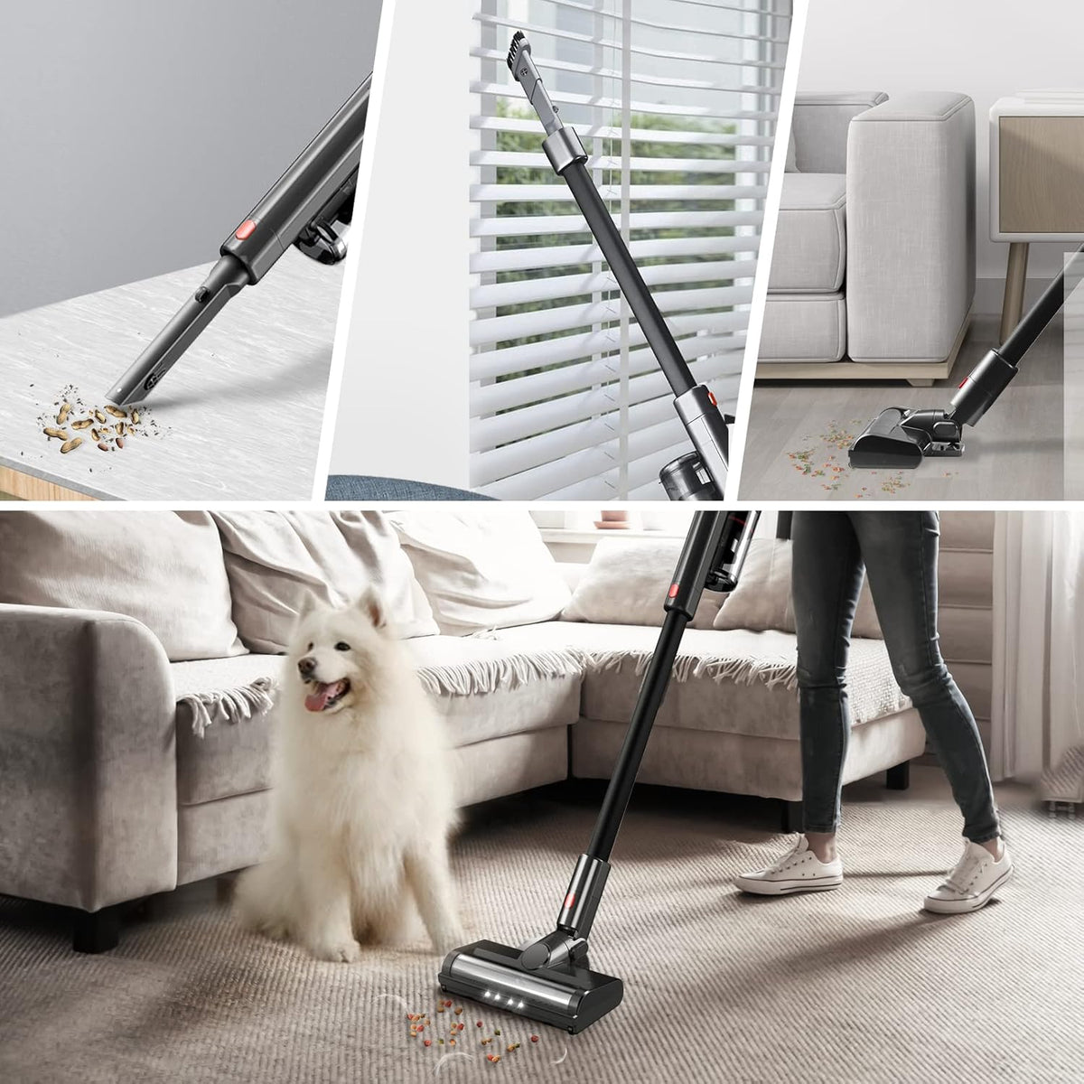 Cordless Stick Vacuum Cleaner 4 in 1 Handheld W9154