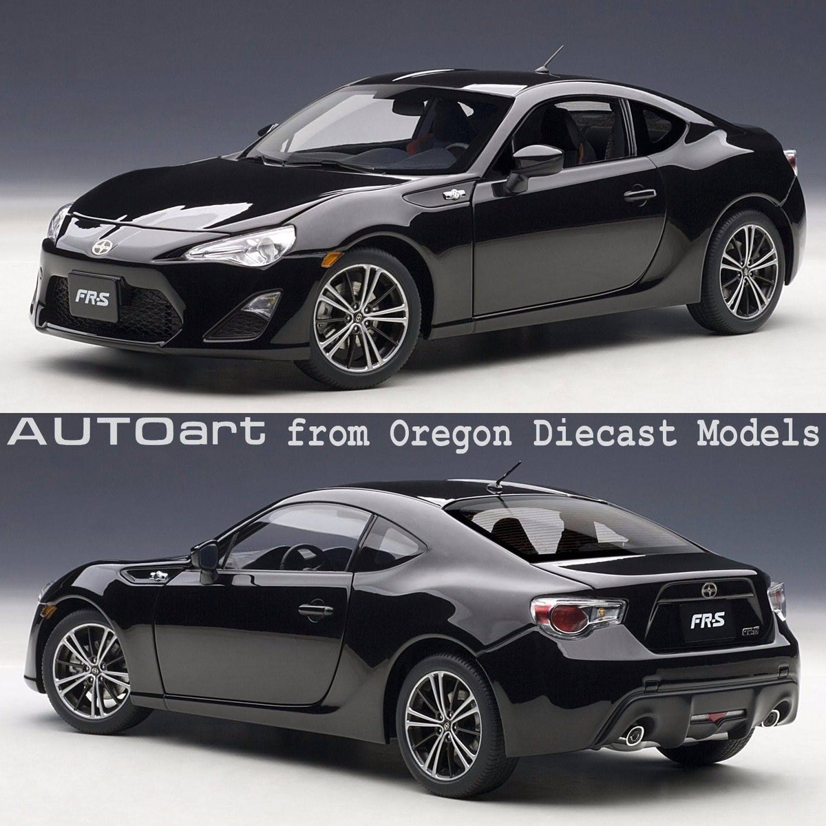 Black Silica 1/18 Diecast Model Car B18172