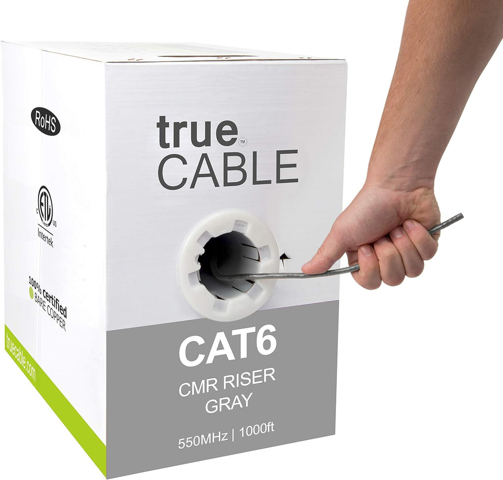 Green 1000ft Cat6 Riser Bulk Ethernet Cable N65265