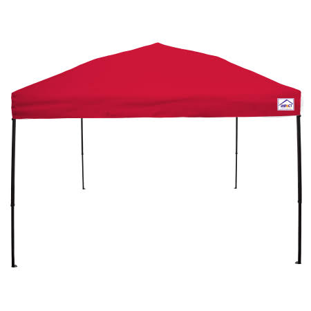 10 ft. x 10 ft. Red Steel Pop-Up Canopy V66207