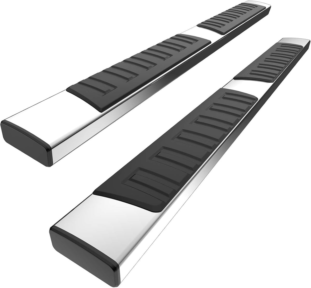 6 inches Running Boards Side Step Nerf Bars Dark Black Q9763