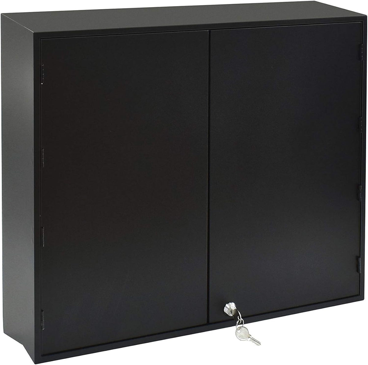 Key Cabinet Organizer 256 Positions with Lock Wall Mount Black T101620