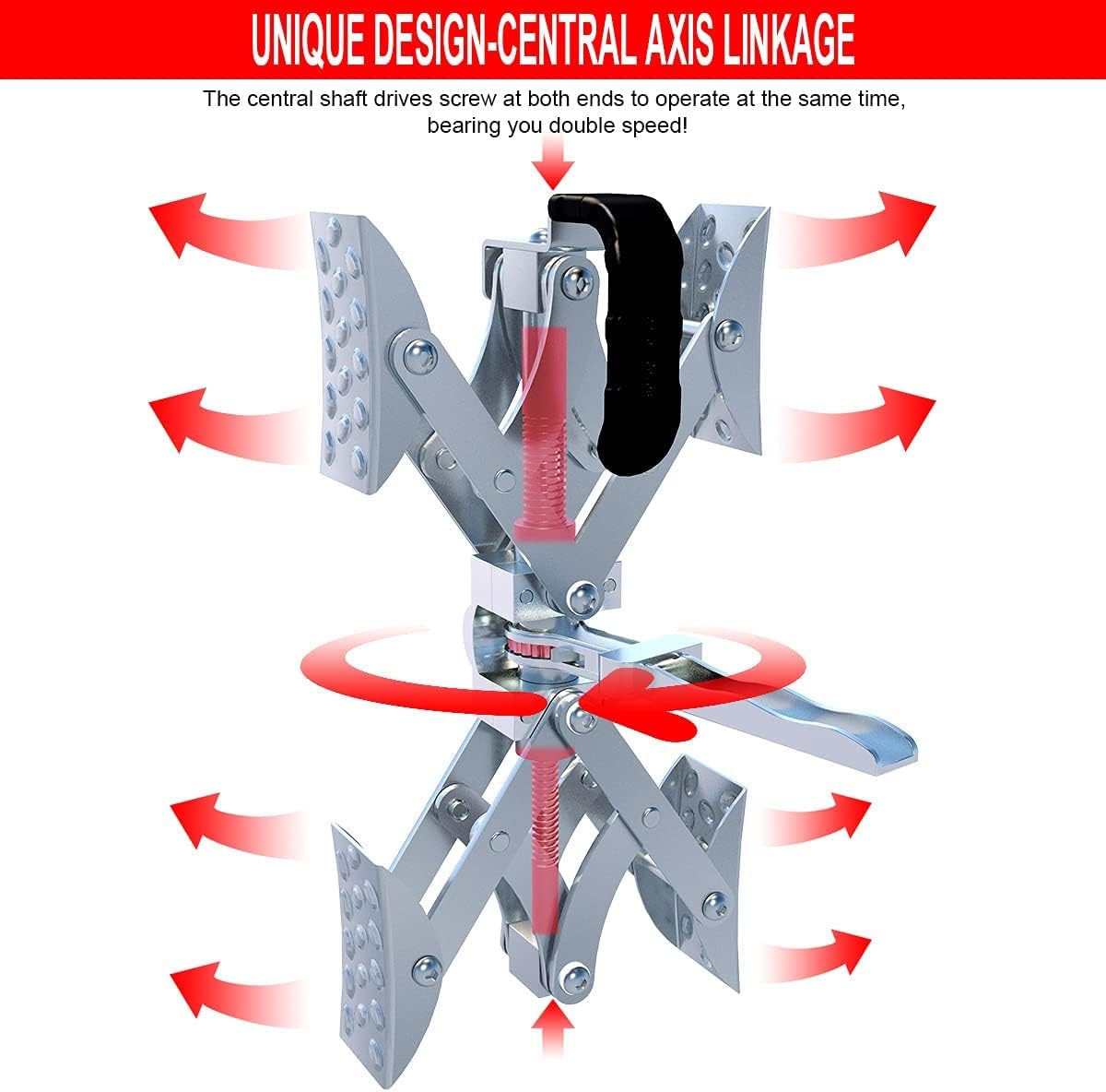 X-Shaped Wheel Stabilizer Set of 2 with Integrated Wrench P1990