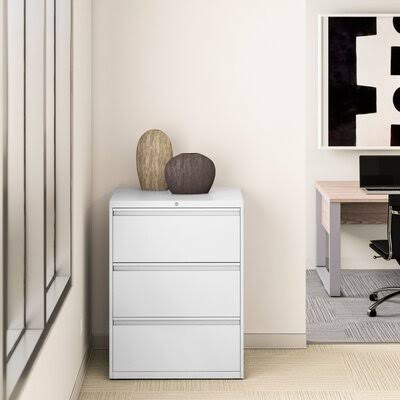 White Lateral Filing Cabinet Y697