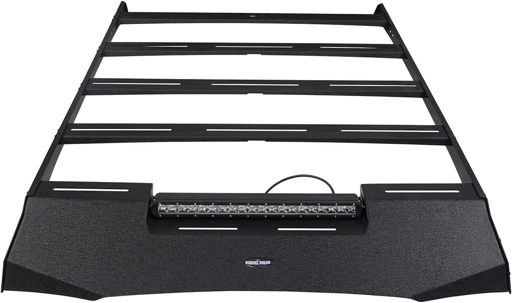 Roof Rack Basket Cargo Carrier with 100W LED Light Bar S185265
