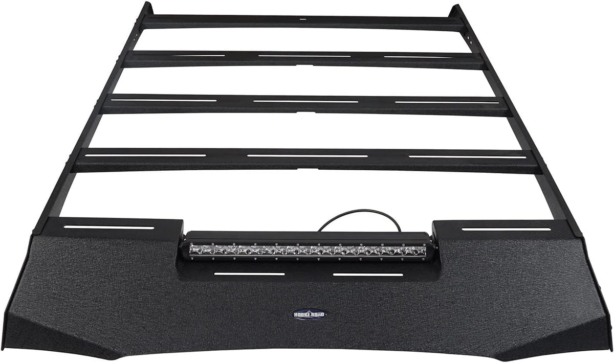 Roof Rack Basket Cargo Carrier with 100W LED Light Bar S185265