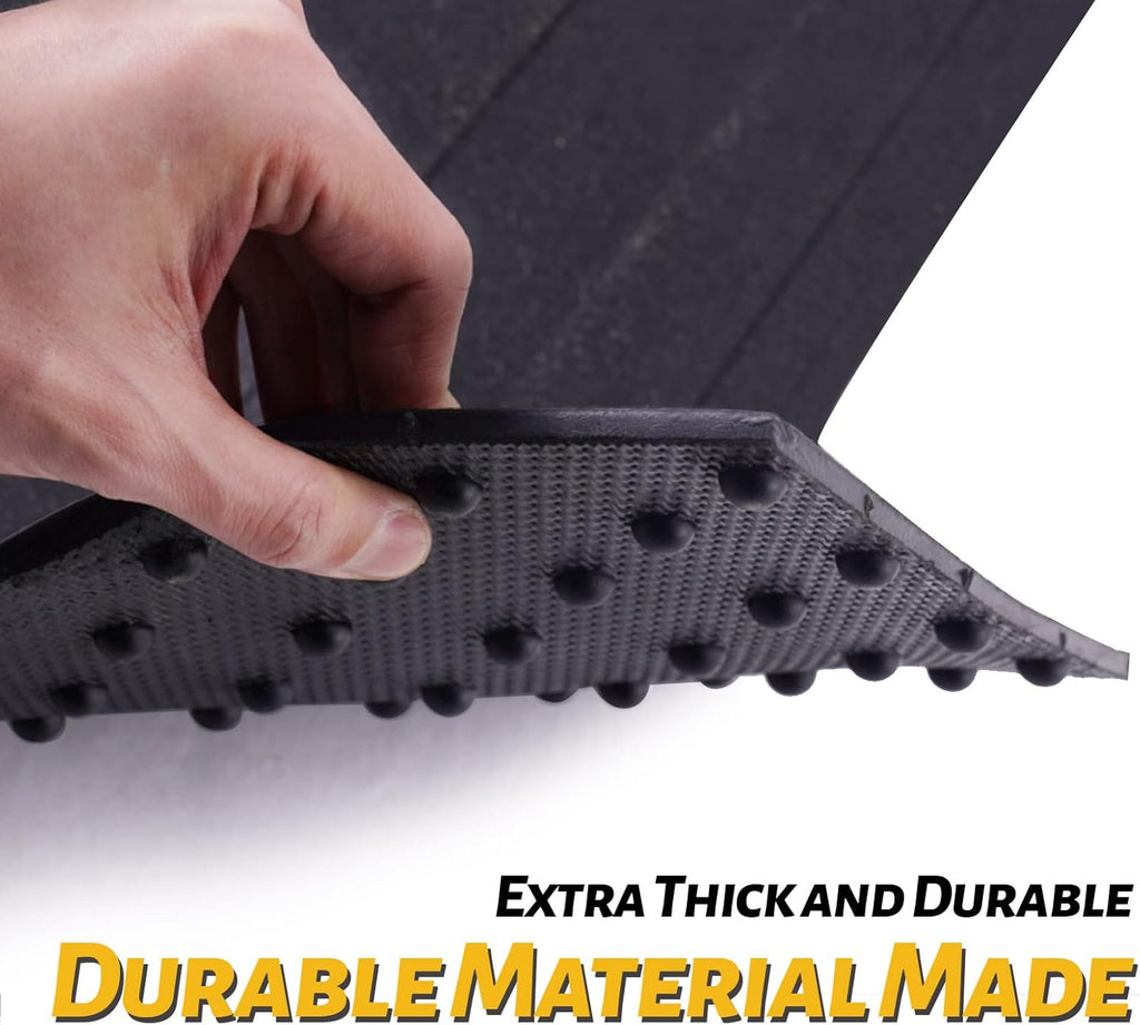 Heavy Duty Rubber Truck Bed Mat Black W557596