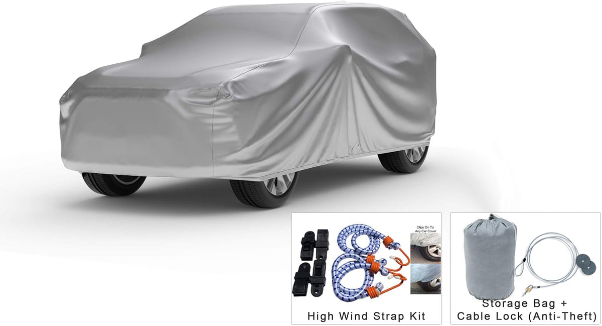 Weatherproof SUV Cover with Fleece Lining J665701