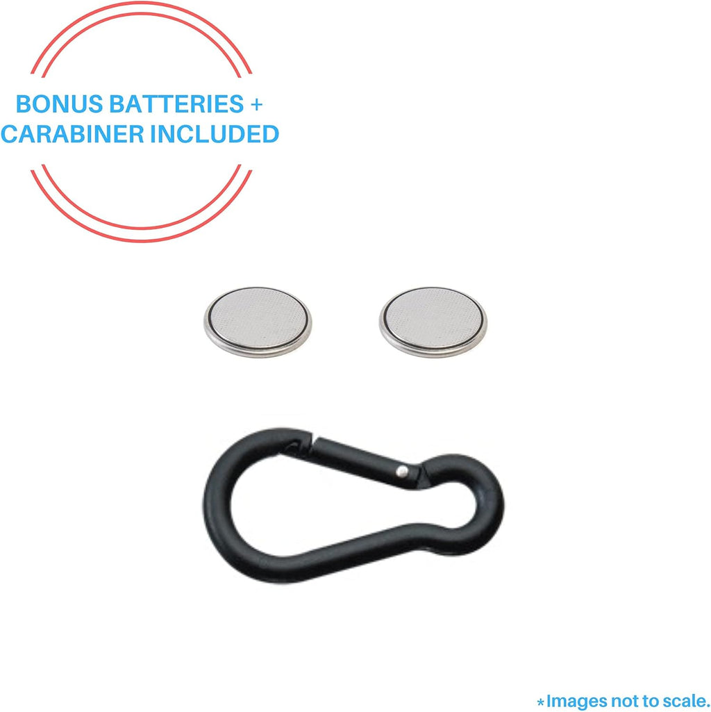 Emergency Alarm with Tripwire Hook, Battery Included, Carabiner Included, Family Pack (5), Pink E861