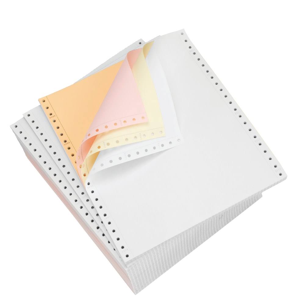 4-Part Carbonless Continuous Forms, 9 1/2 x 11, Carton of 900 K3269