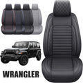 Waterproof Leather Front Car Seat Covers (2 PCS, Black) T319