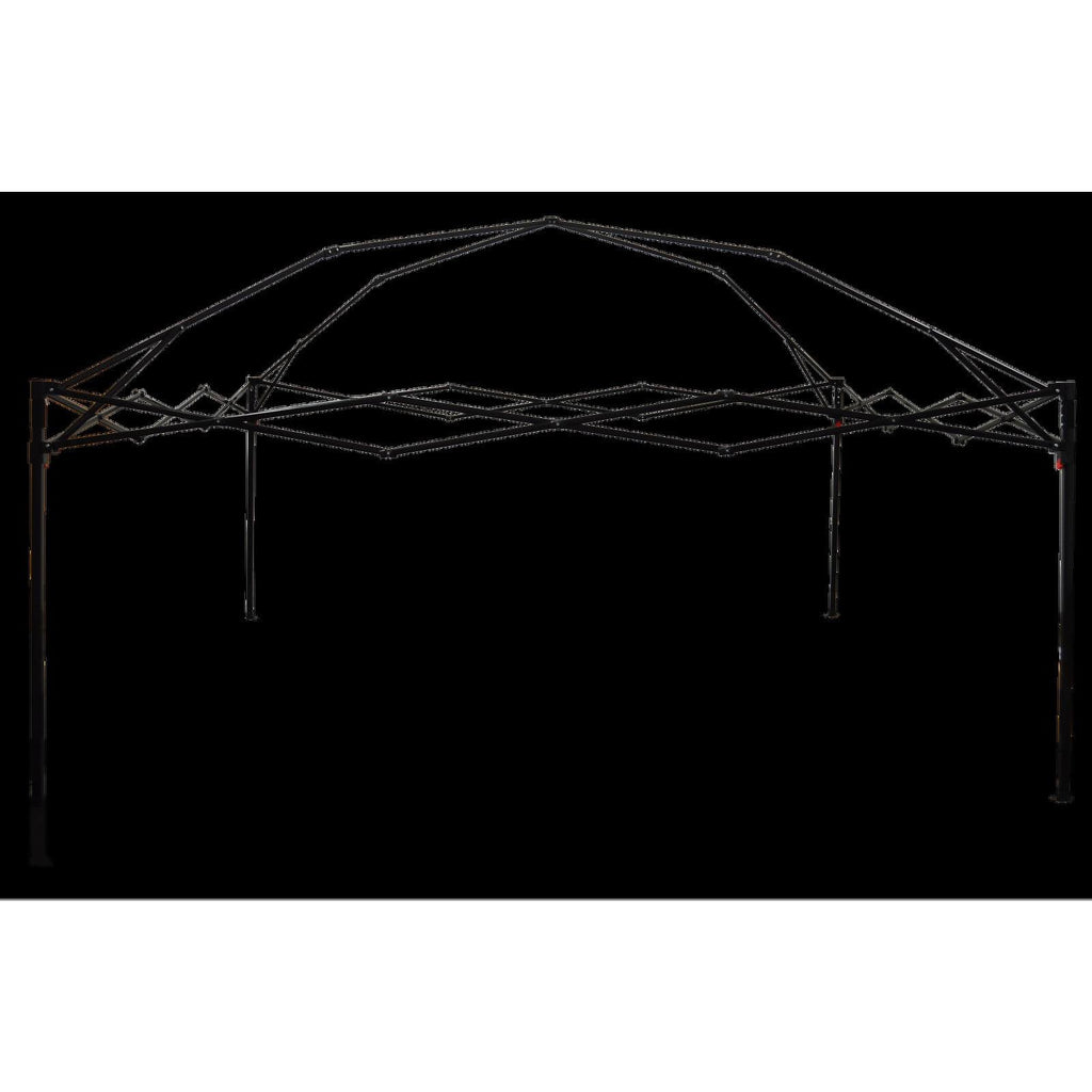 10 ft. x 10 ft. Red Steel Pop-Up Canopy V66207