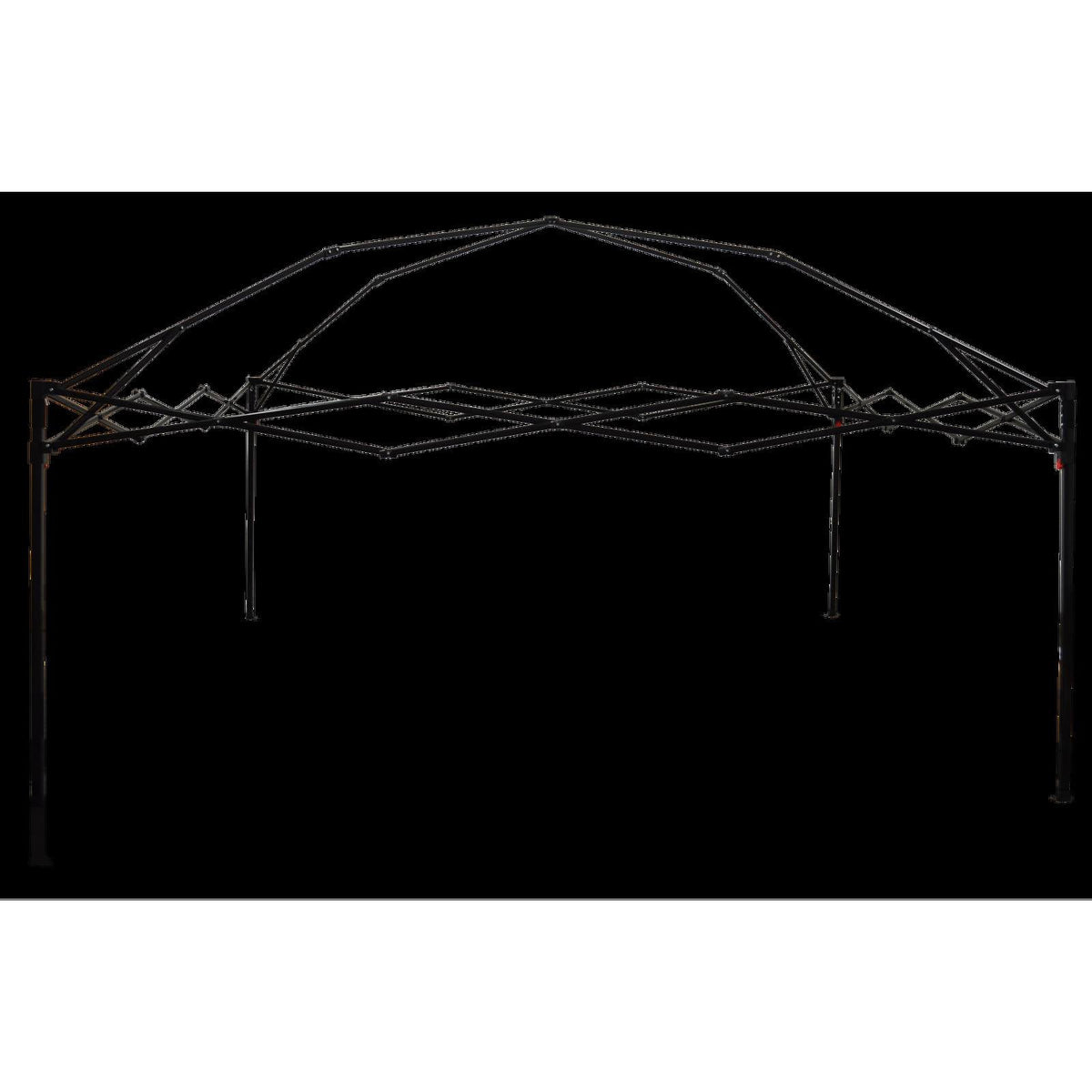 10 ft. x 10 ft. Red Steel Pop-Up Canopy V66207