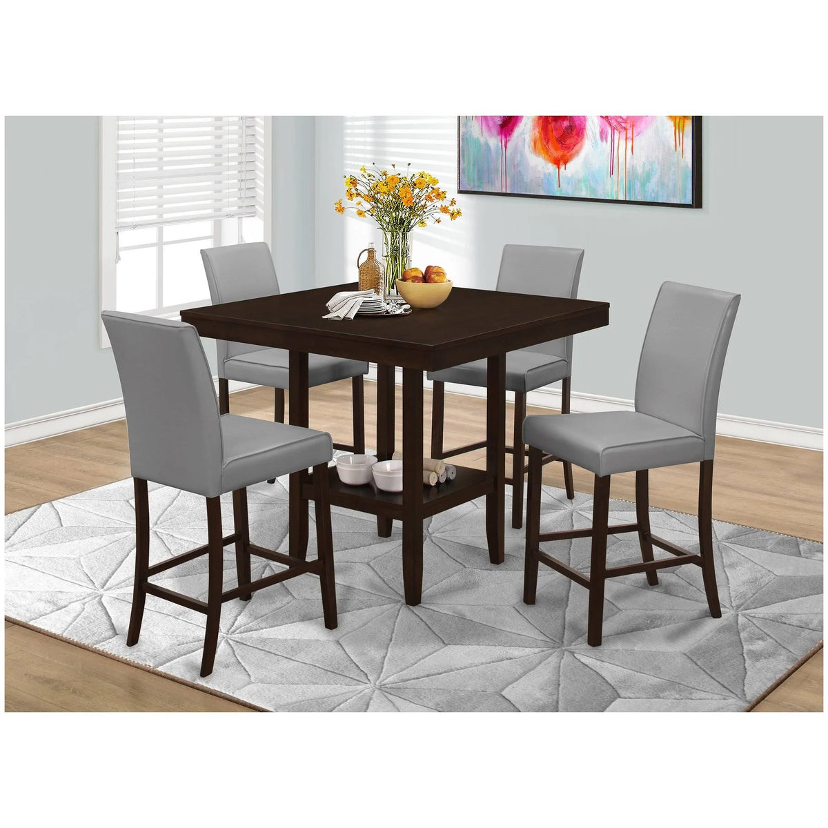 Cappuccino Counter Height Dining Table N919