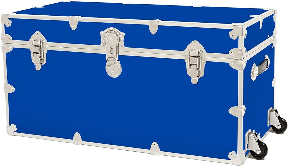 Royal Blue Storage Trunk with Removable Wheels B46709