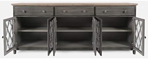 Six Door Grey Accent Cabinet R39997