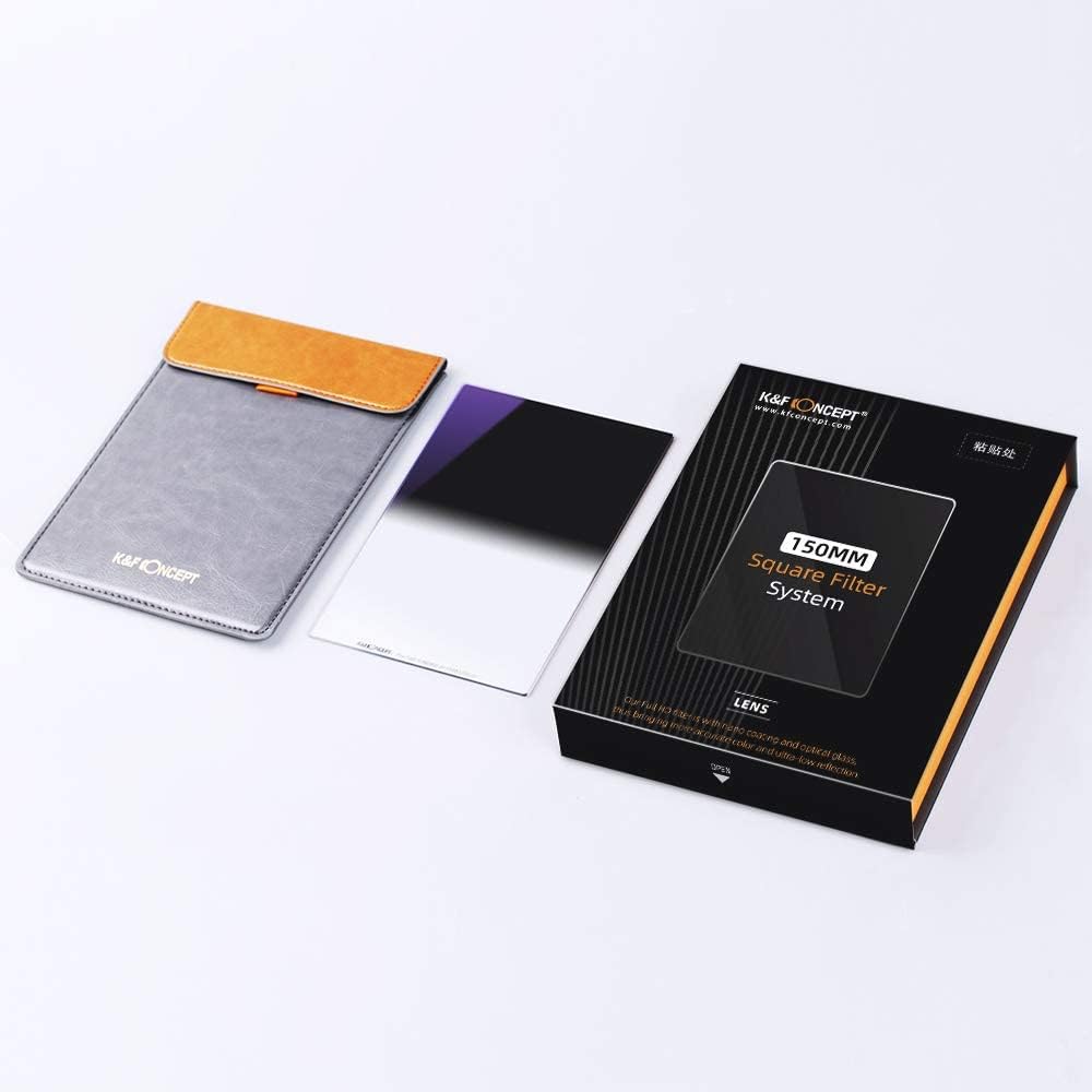 Square GND8 Graduated ND8 Neutral Density Filter with Leather Case B8374