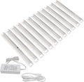 White 12 Panels 12 inch LED Dimmable Under Cabinet Lighting Kit F537