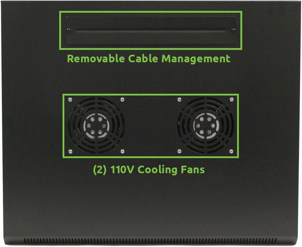 22U Wall Mount Network Server Cabinet Rack Y54036