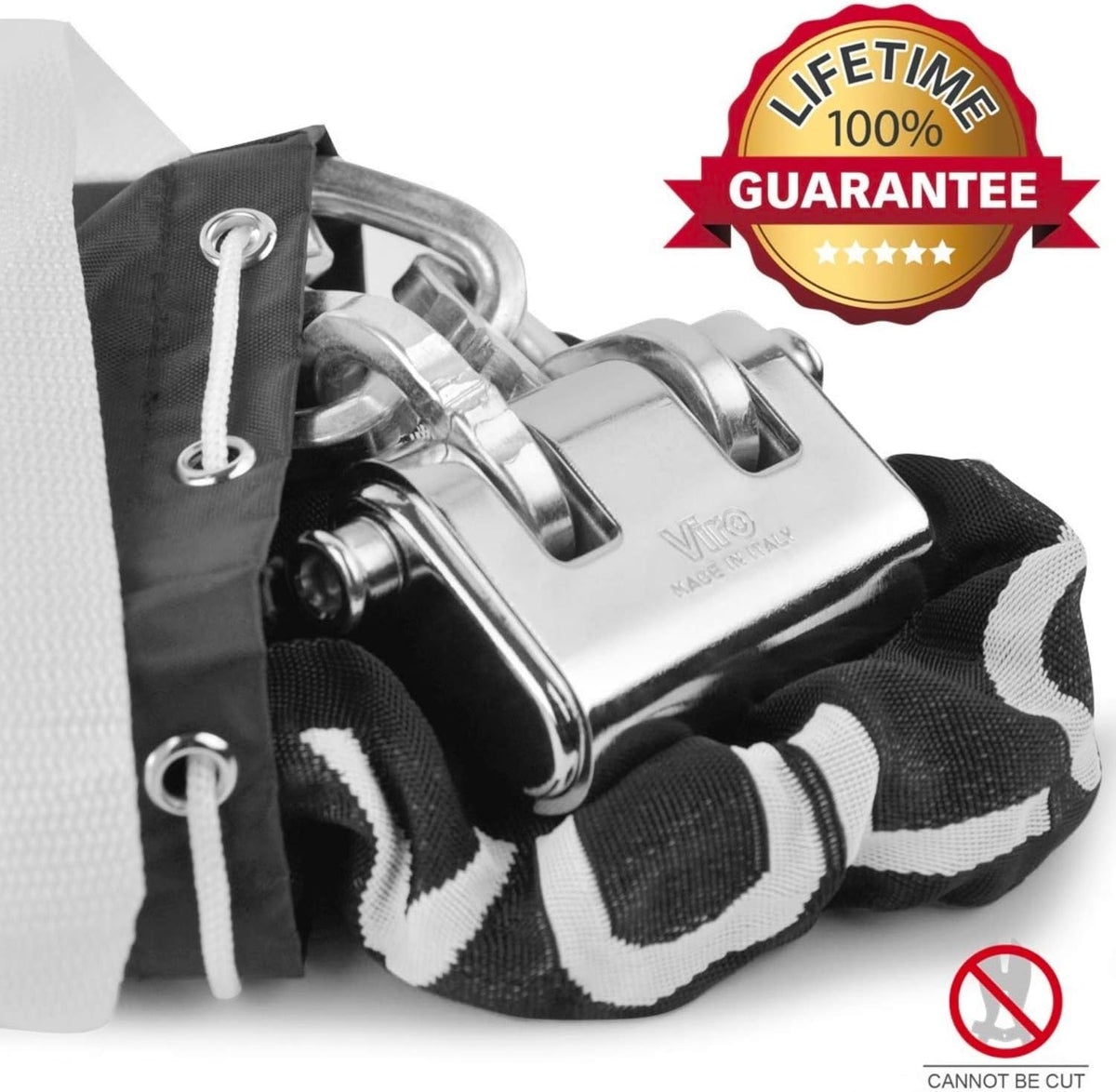 Security Chain and Lock Kit 5/16 Inch x 6 Foot D544917