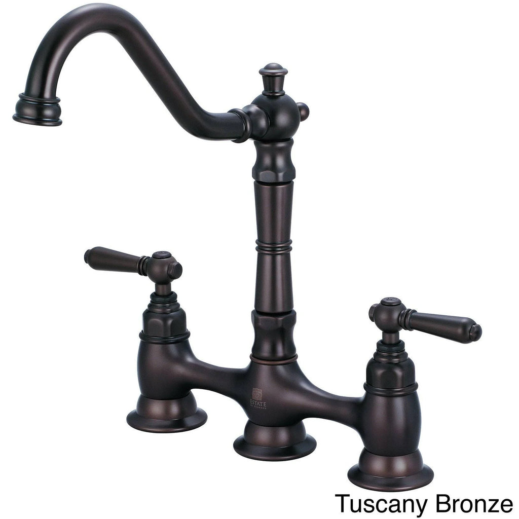 Oil Rubbed Bronze Two Handle Kitchen Faucet G525342