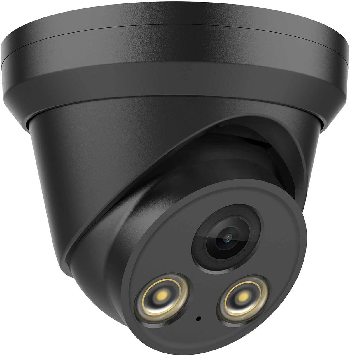 4K 8MP Full Color Night Vision POE IP Security Camera Black 2.8mm Fixed Lens V322