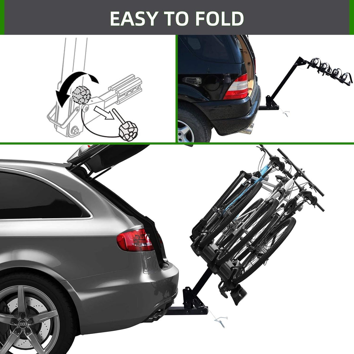 4-Bike Hitch Rack I73688