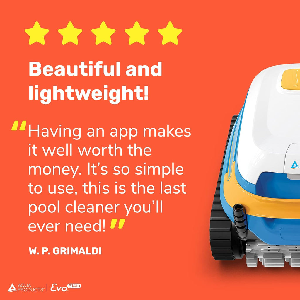 Robotic Pool Cleaner with 60ft Swivel Cable C636