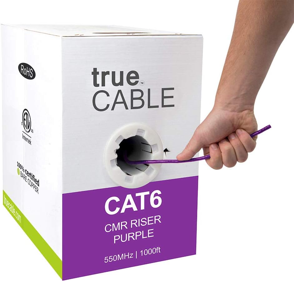 Green 1000ft Cat6 Riser Bulk Ethernet Cable N65265