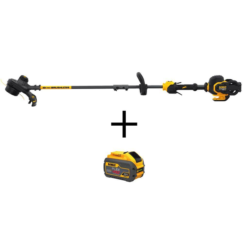 60V Cordless Brushless String Grass Trimmer with 3.0Ah Battery N530647