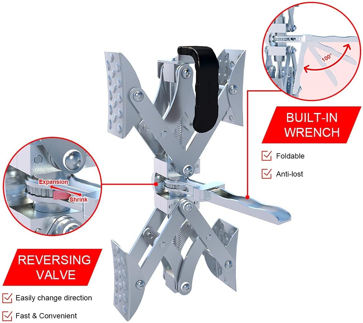 X-Shaped Wheel Stabilizer Set of 2 with Integrated Wrench P1990
