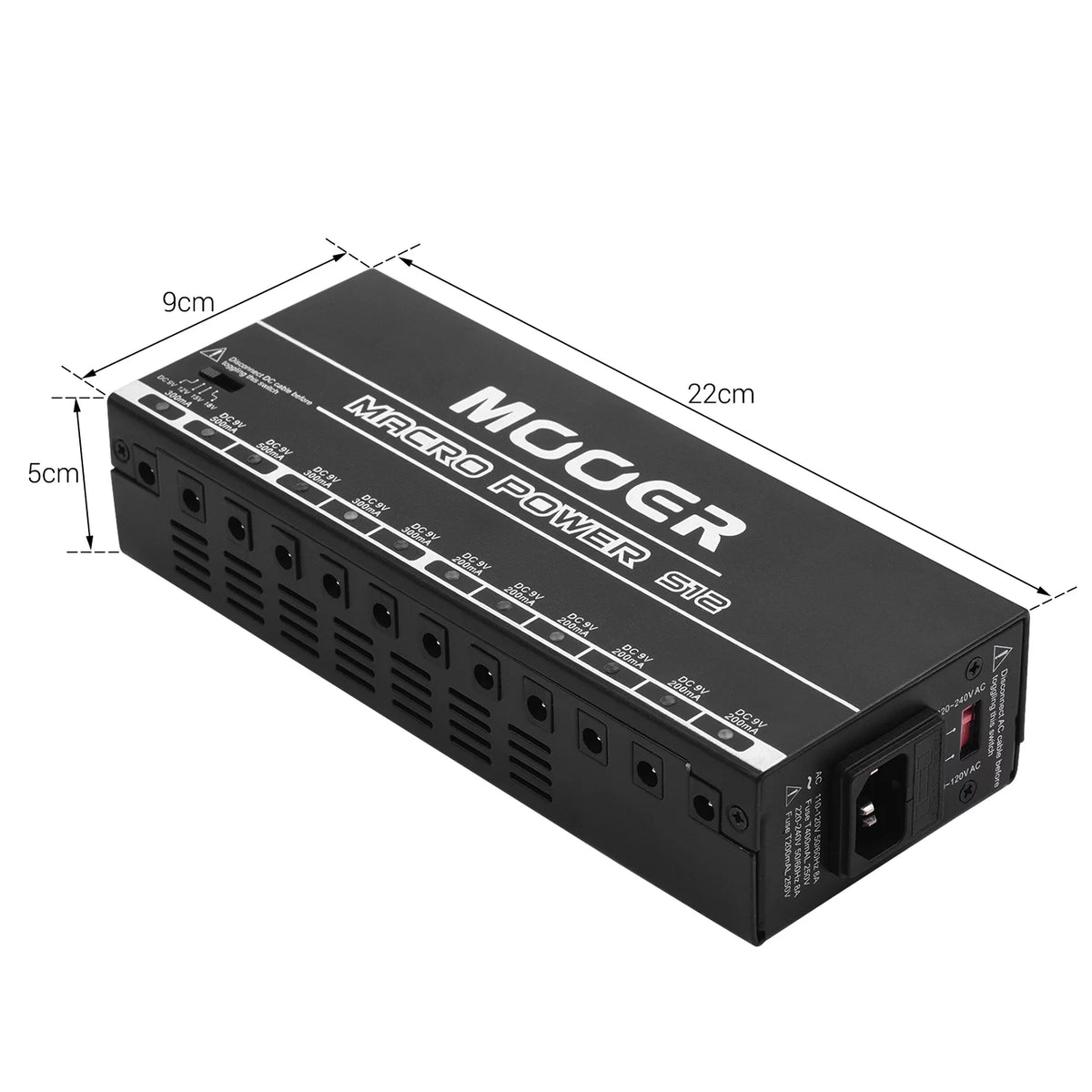 12 Isolated DC Outputs Guitar Effect Power Supply I1232