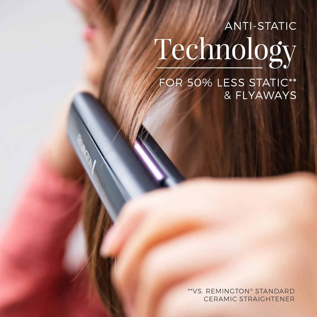 Black 1 3/4 Titanium Flat Iron Hair Straightener A217252